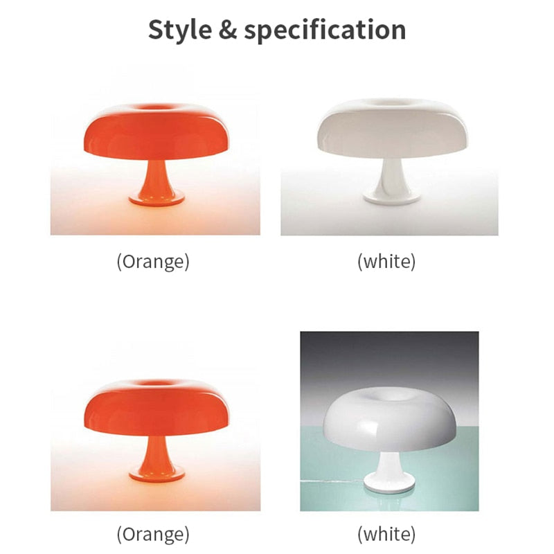 Designer Led Mushroom Table Lamp