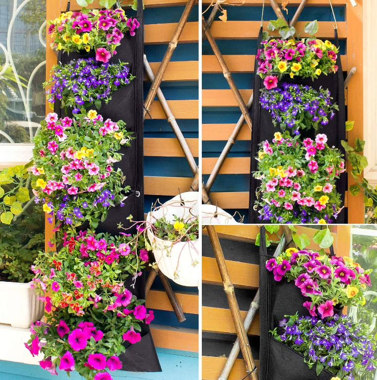 Vertical Hanging Garden Planter Flowerpots